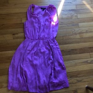 Banana Republic Purple silky dress size 4